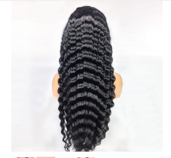 Human Hair 28 30 Deep Wave Lace Frontal Wigs 13 4 Front Wigs